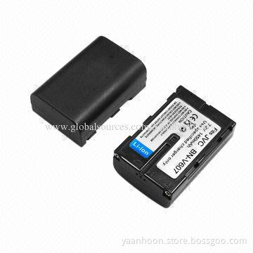 Camera Battery, Fits for JVC BN-V607, Replacement for DVL9800/DVL9600/DV3U/DVM5U